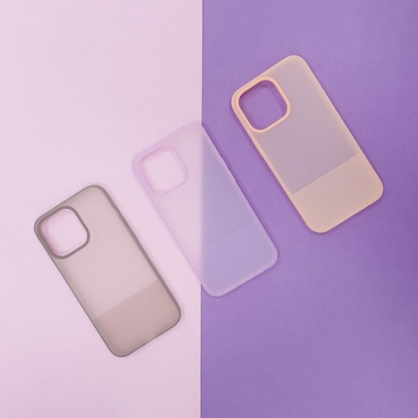 Kingxbar Plain Series etui pokrowiec do iPhone 13 Pro silikonowa obudowa szary