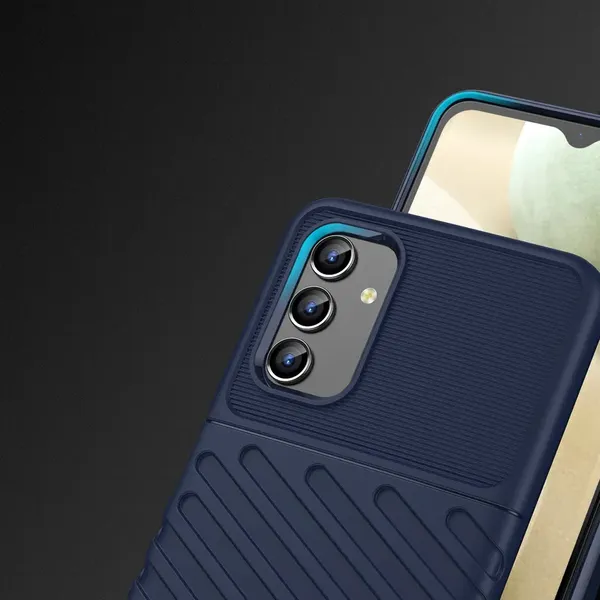 Thunder Case elastyczne pancerne etui pokrowiec Samsung Galaxy A13 5G niebieski