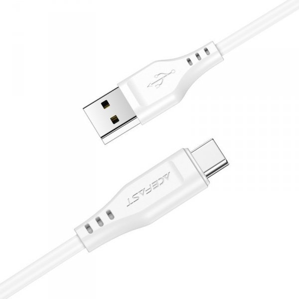 Acefast kabel USB - USB Typ C 1,2m, 3A biały (C3-04 white)