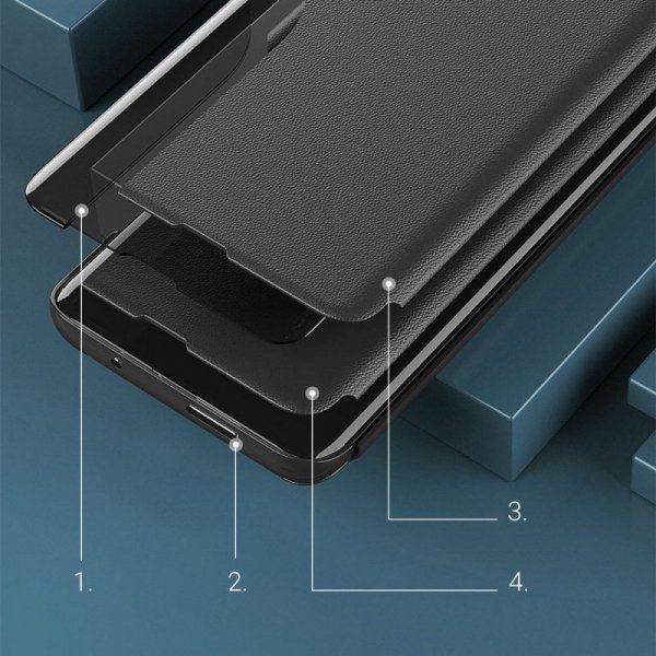 Eco Leather View Case elegancki futerał etui z klapką i funkcją podstawki Xiaomi Redmi Note 11T 5G / Redmi Note 11S 5G / Poco M4