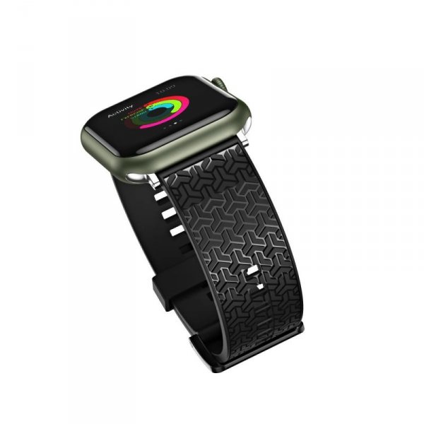 Pasek bransoleta do zegarka Watch Strap Y opaska do Apple Watch 42 / 44 / 45 mm - czarny