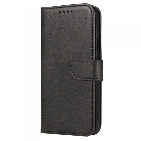 Magnet Case elegancki futerał etui pokrowiec z klapką i funkcją podstawki Motorola Moto G Stylus 2022 czarny
