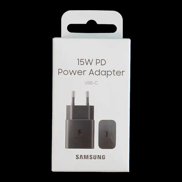 Ładowarka sieciowa Samsung EP-T1510NBEGEU 15W PD USB-C AFC - czarna