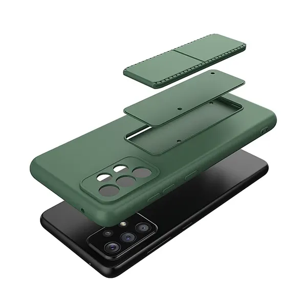 Wozinsky Kickstand Case silikonowe etui z podstawką etui Samsung Galaxy A13 5G czerwone