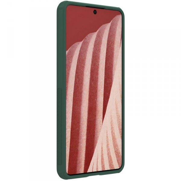 Nillkin Super Frosted Shield Pro wytrzymałe etui pokrowiec Samsung Galaxy A73 zielony