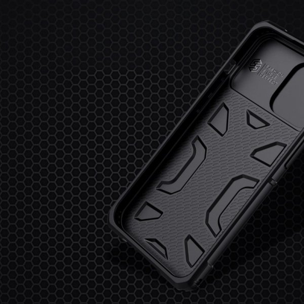 Nillkin Adventurer Case etui do iPhone 13 Pro Max pancerny pokrowiec z osłoną na aparat czerwony