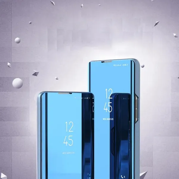 Clear View Case futerał etui z klapką Xiaomi Redmi Note 11S / Note 11 niebieski