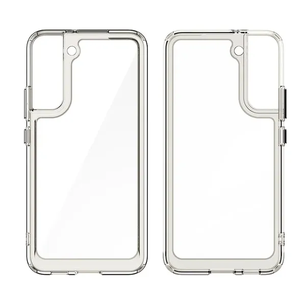 Outer Space Case etui do Samsung Galaxy S22+ (S22 Plus) sztywny pokrowiec z żelową ramką niebieski