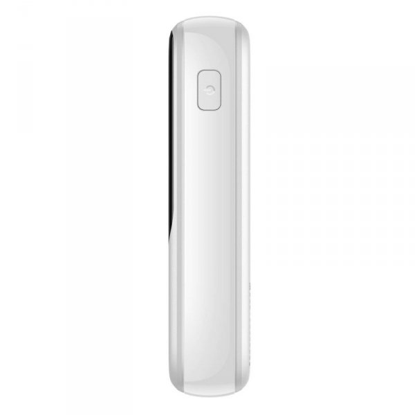 Baseus Qpow powerbank 10000mAh wbudowany kabel USB Typu C 22.5W Quick Charge SCP AFC FCP biały (PPQD020102)