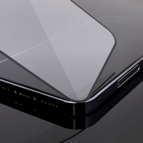 Wozinsky super wytrzymałe szkło hartowane Full Glue na cały ekran z ramką Case Friendly Motorola Moto G22 czarny