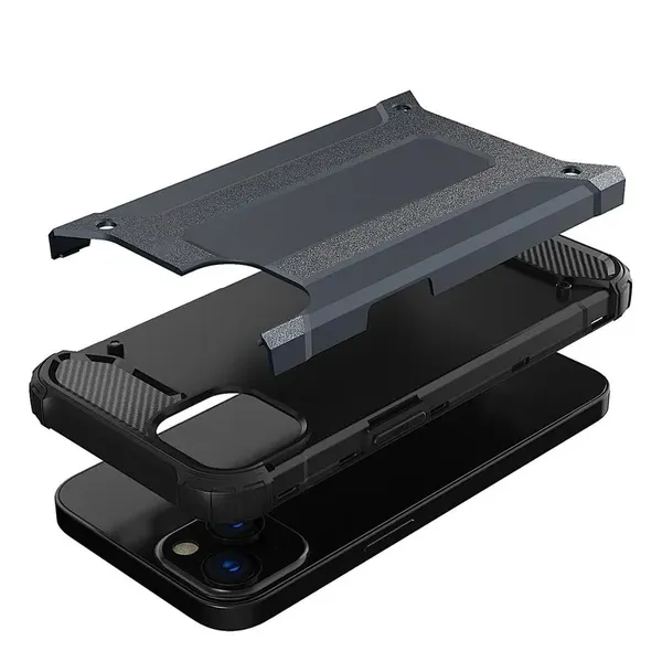 Hybrid Armor etui iPhone 14 Plus pancerny hybrydowy pokrowiec czarny