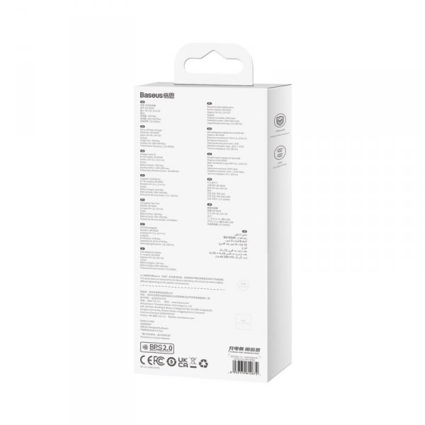 Baseus Digital LED Display podwójna ładowarka bezprzewodowa z cyfrowym wyświetlaczem 20W czarny (WXSX010101)
