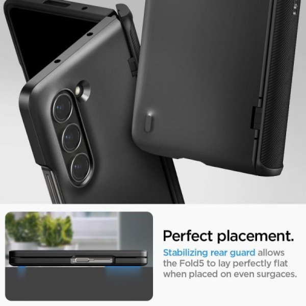 SPIGEN SLIM ARMOR PRO GALAXY Z FOLD 5 BLACK