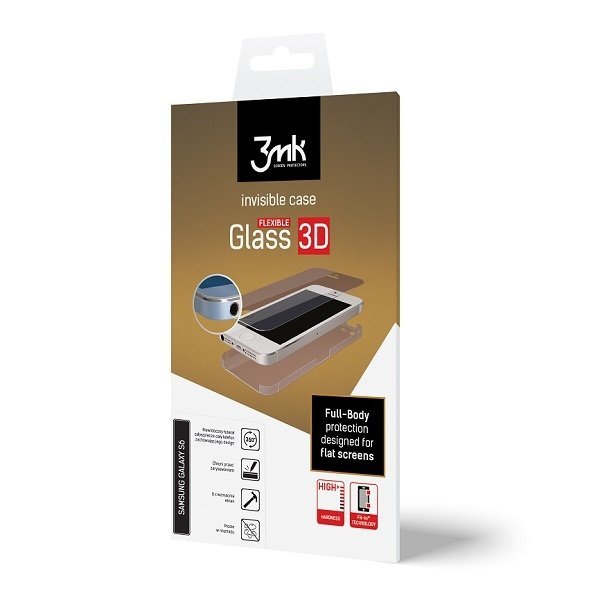3MK FlexibleGlass 3D iPhone 8Szkło Hybrydowe+Folia