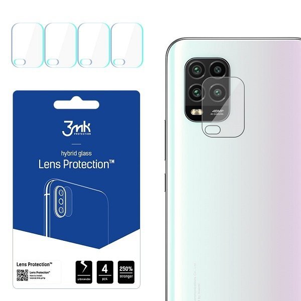 3MK Lens Protect Xiaomi Mi 10 Lite 5GOchrona na obiektyw aparatu 4szt