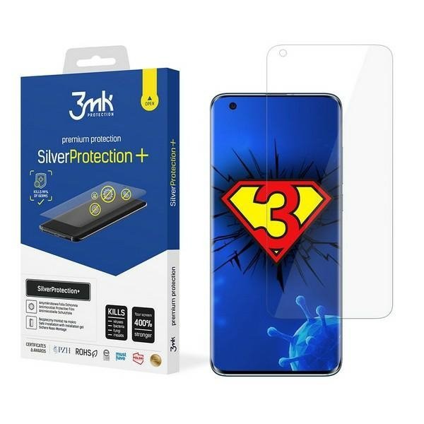 3MK Silver Protect+ Sam M115 M11Folia Antymikrobowa montowana na mokro