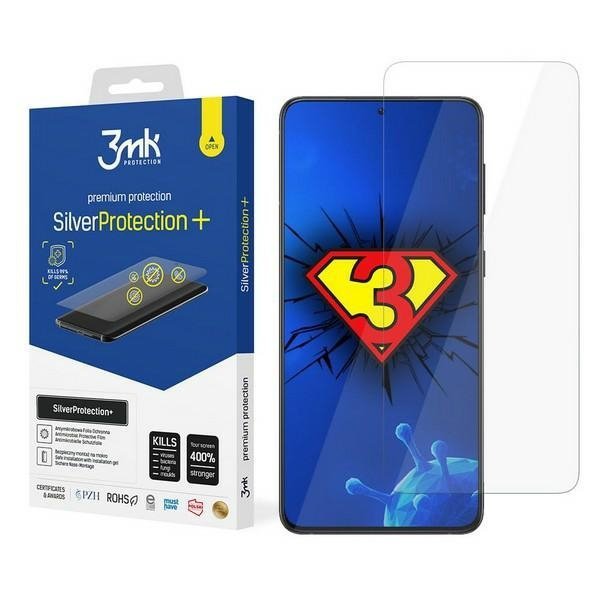 3MK Silver Protect+ Sam G998 S21 UltraFolia Antymikrobowa montowana na mokro