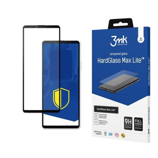 3MK HardGlass Max Lite Sony Xperia 10 III 5G czarny/black