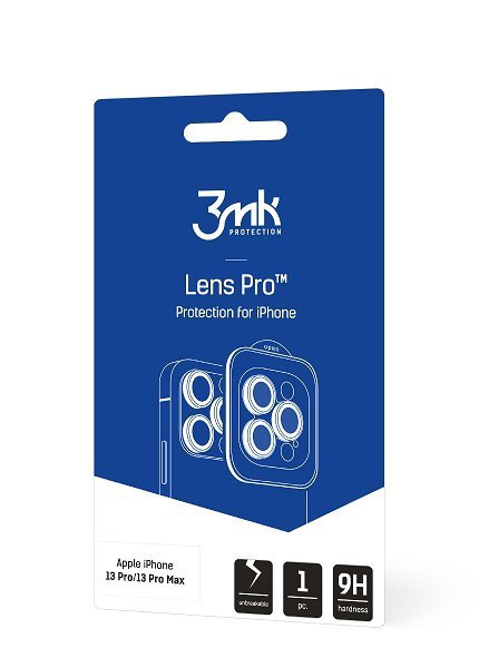 3MK Lens Protection Pro iPhone 11 /12/12 Mini Ochrona na obiektyw aparatu z ramką montażową 1szt.
