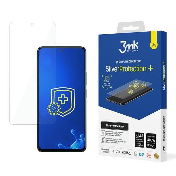 3MK Silver Protect+ Xiaomi POCO F4 5GFolia antymikrobowa montowana na mokro