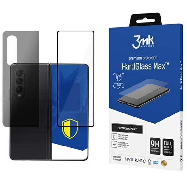 3MK HardGlass Max Sam Z Fold 3 5G (Front) czarny/black Fullscreen Glass