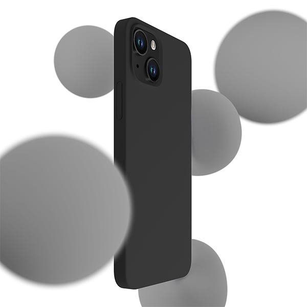 3MK Silicone Case iPhone 13 6.1&quot;         czarny/black