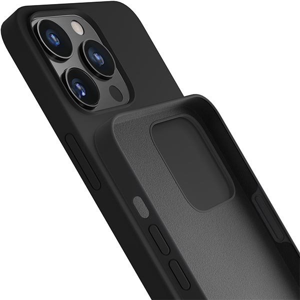 3MK Silicone Case iPhone 14 Pro Max 6,7&quot;czarny/black