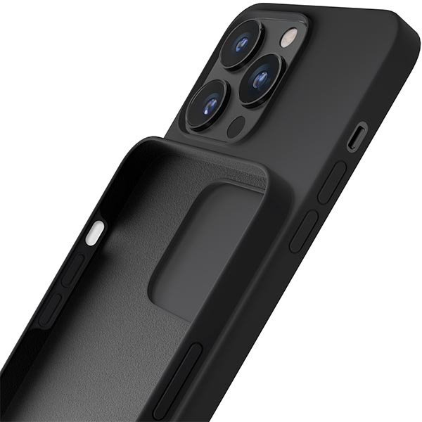 3MK Silicone Case iPhone 14 Pro Max 6,7&quot;czarny/black