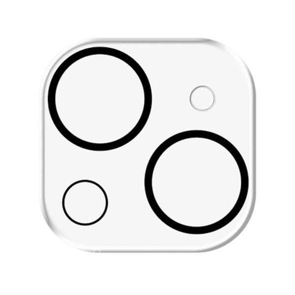 3MK Lens Pro Full Cover iPhone 15/15Plus Szkło hartowane na obiektyw aparatu z ramką montażową 1szt