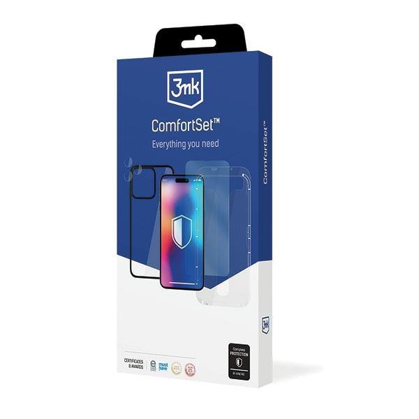 3MK Comfort Set 4in1 iPhone 15 6.1&quot; Zestaw akcesoriów ochronnych 4w1