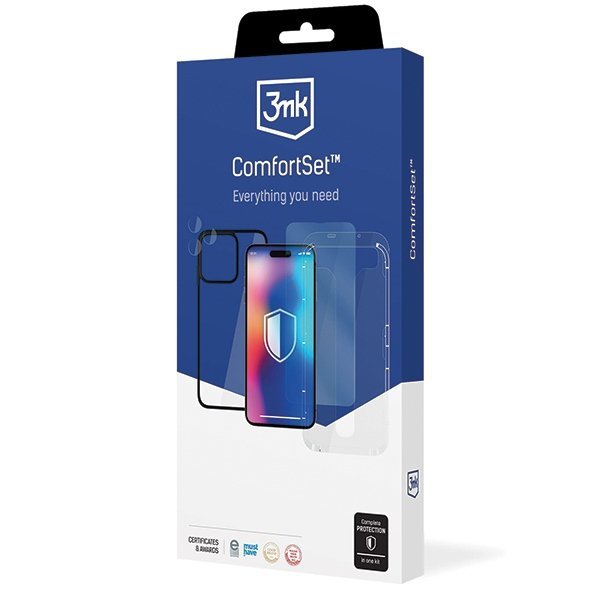 3MK Comfort Set 4in1 iPhone 15 Pro Max6.7&quot; Zestaw akcesoriów ochronnych 4w1