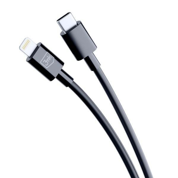 3MK Hyper Cable USB-C - Lightning20W 1.2m Czarny/Black Kabel
