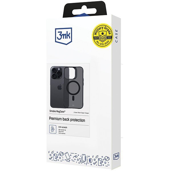 3MK Smoke MagCase iPhone 15 Pro 6.1&quot;