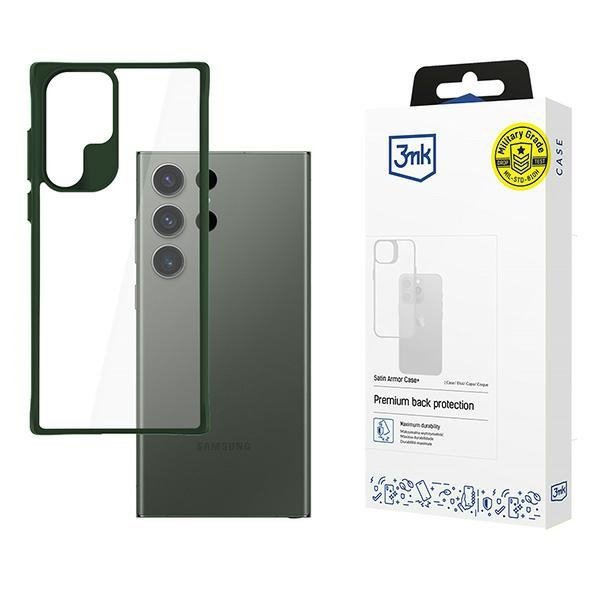 3MK Satin Armor Case+ Sam S24 Ultrazielony/green