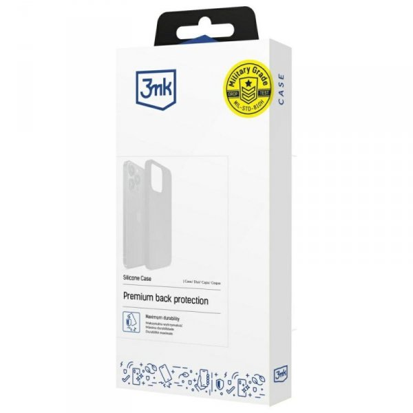 3MK Silicone Case iPhone 16 Pro Max 6.9&quot; granatowy/dark navy