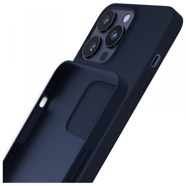 3MK Silicone Case iPhone 16 Pro 6.3"     granatowy/dark navy