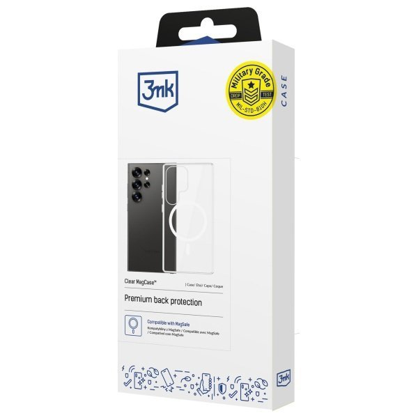 3MK Clear MagCase Sam S25 Ultra          kompatybilne z MagSafe