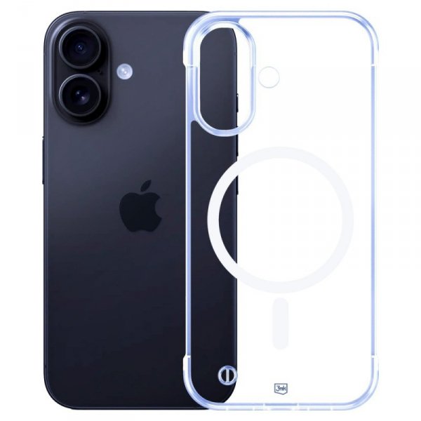 Etui 3MK Just20g MagCase do iPhone 16 Plus