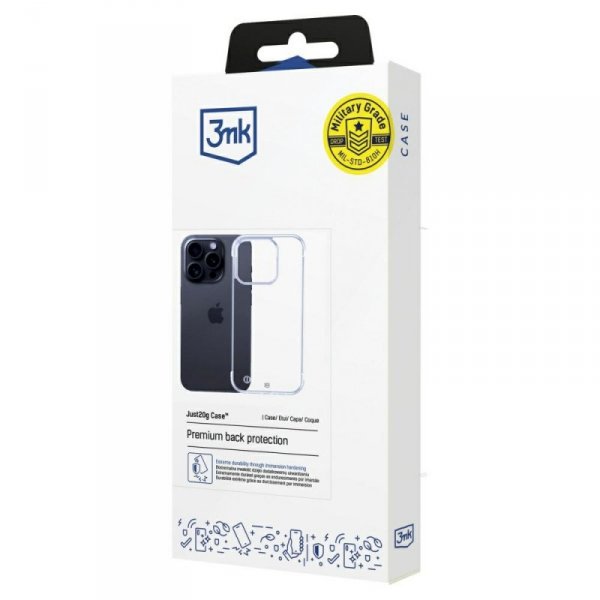 Etui 3MK Just20g Clear Case do iPhone 14 Pro