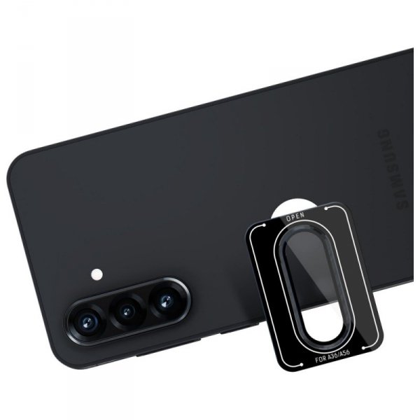 Ochrona na obiektyw aparatu 3MK Lens     Protection Pro do Samsung Galaxy A36 5G czarny 1szt