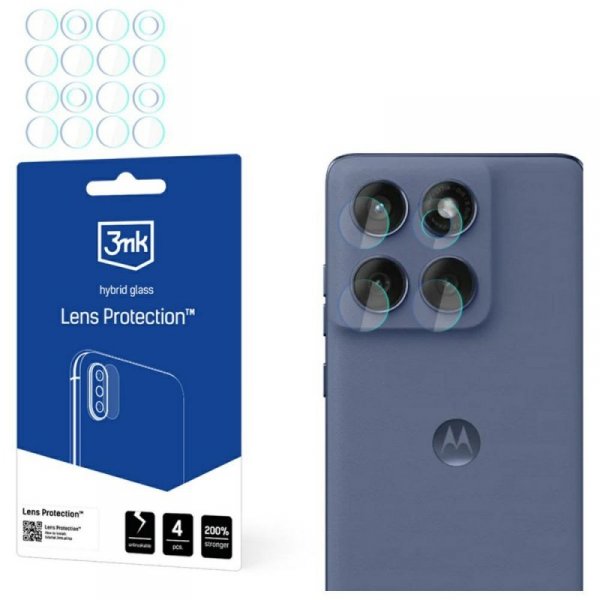 Ochrona na obiektyw aparatu 3MK Lens     Protect do Motorola Edge 60 Fusion 4szt