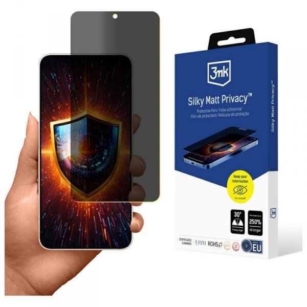 Folia prywatyzująca 3MK Silky Matt       Privacy do Samsung Galaxy S25 Edge