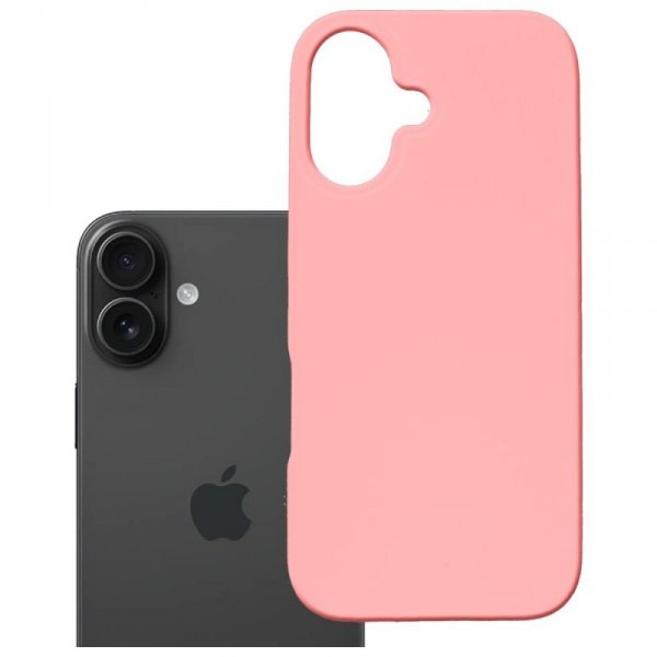 Etui 3MK Hardy MagSilicone do Apple      iPhone 16 różowy