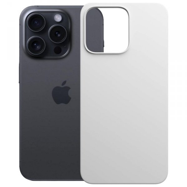Etui 3MK Hardy MagSilicone do Apple      iPhone 16 Pro biały