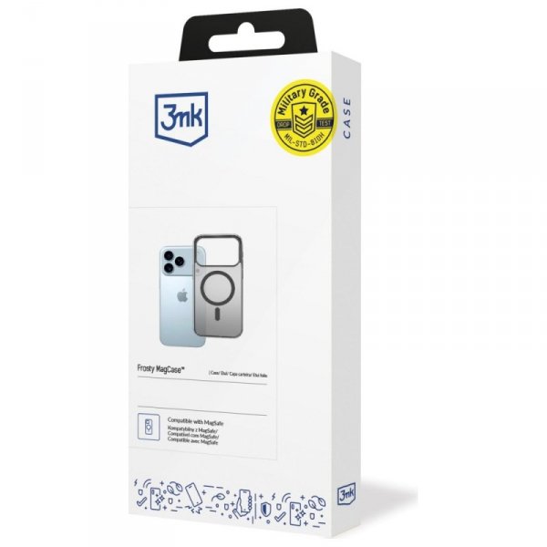 Etui 3MK Frosty MagCase do Apple iPhone  17 Pro czarny