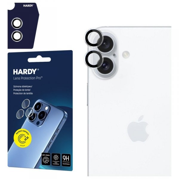 Ochrona na obiektyw aparatu 3MK HARDY    Lens Protection Pro do Apple iPhone 17 przezroczysty