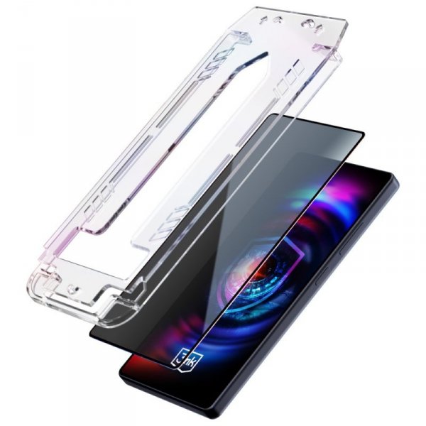 Szkło hartowane 3MK HardGlass Max        Privacy z aplikatorem do Apple iPhone 17 Air