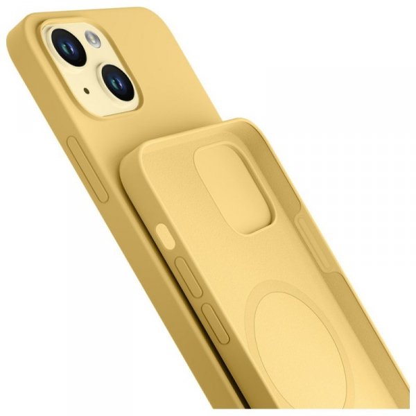 3MK Hardy Case iPhone 15 Plus / 14 Plus6.7" żółty/yellow MagSafe
