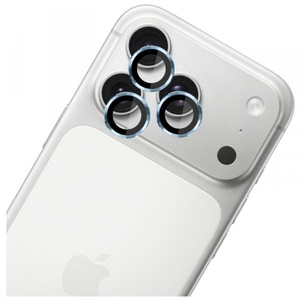 Ochrona na obiektyw aparatu 3MK Lens     Protection Pro do Apple iPhone 17 Pro / 17 Pro Max niebieski