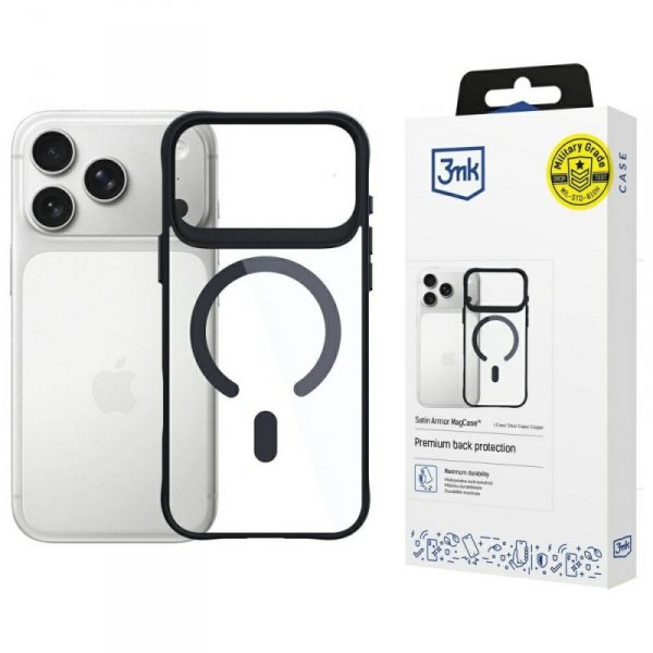 Etui 3MK Satin Armor MagCase do Apple    iPhone 17 Pro Max